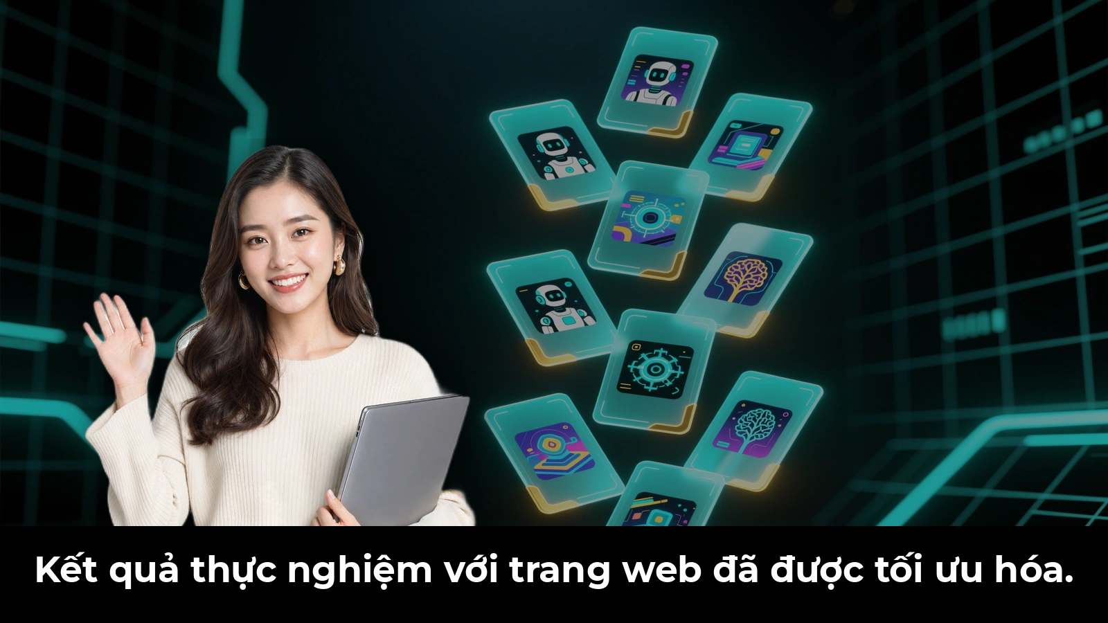 Kết quả thực nghiệm với trang web đã được tối ưu hóa.