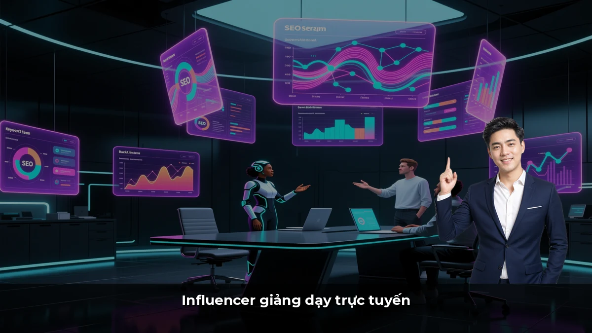 Influencer giảng dạy trực tuyến