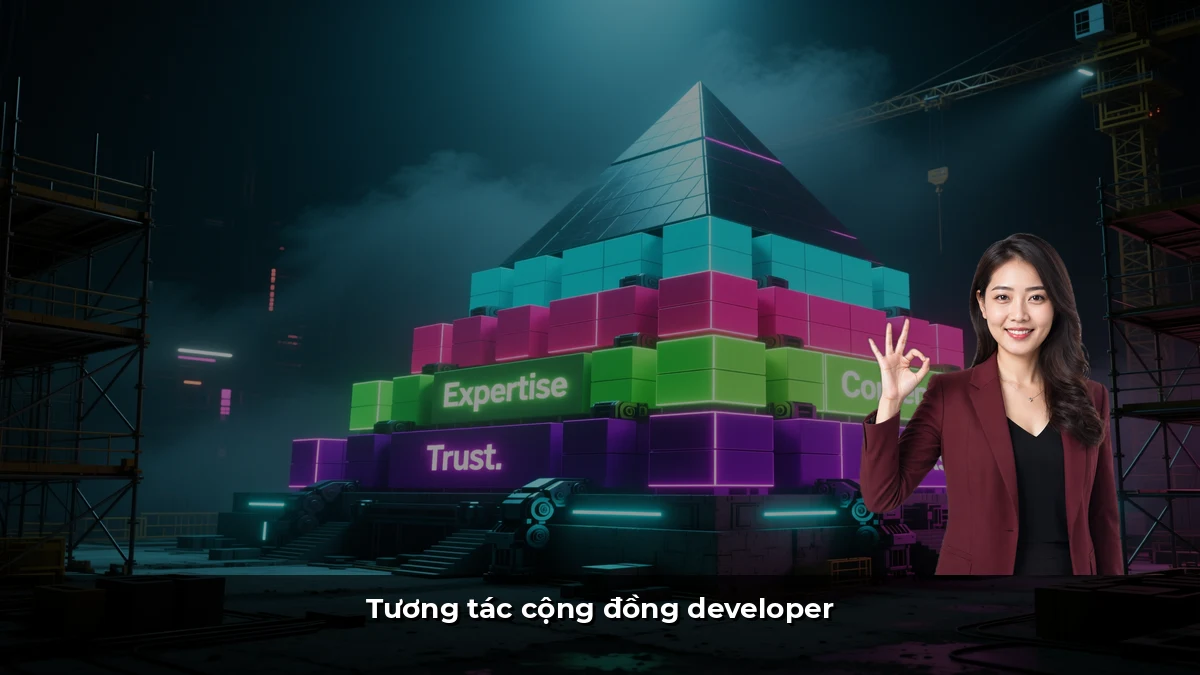Tương tác cộng đồng developer