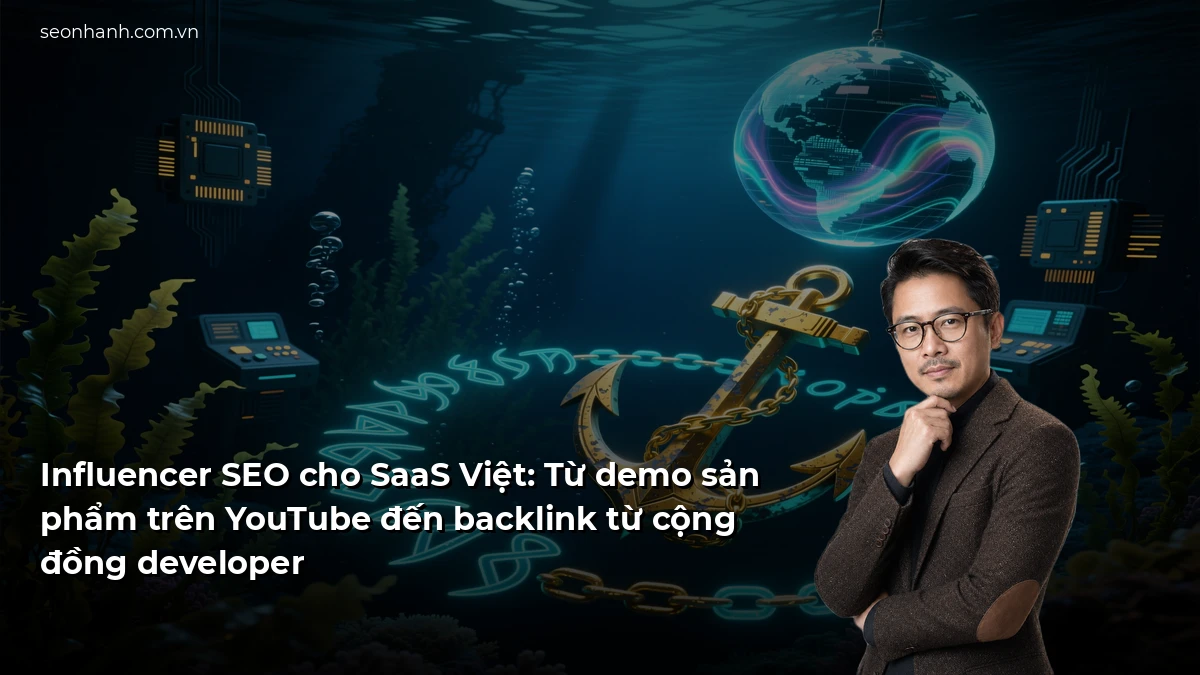 Influencer SEO cho SaaS Việt: Từ demo sản phẩm trên YouTube đến backlink từ cộng đồng developer