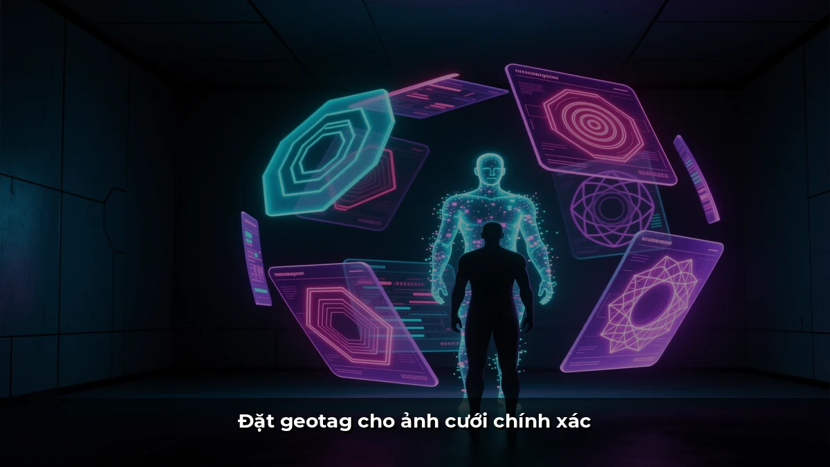 Đặt geotag cho ảnh cưới chính xác