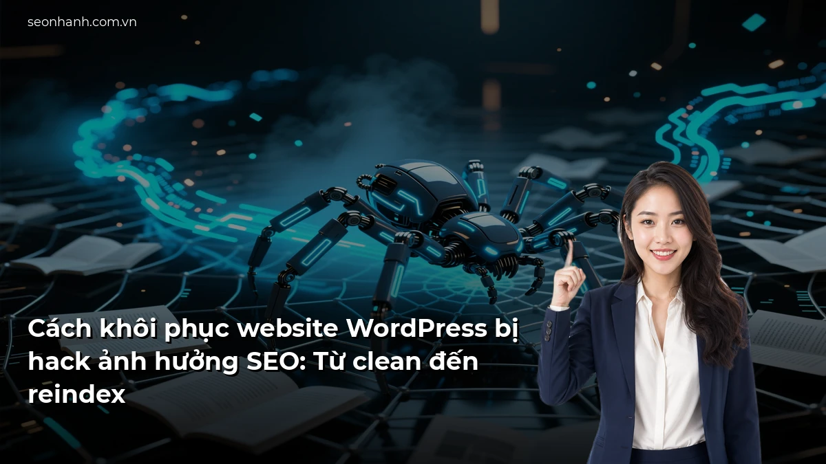Cách khôi phục website WordPress bị hack ảnh hưởng SEO: Từ clean đến reindex
