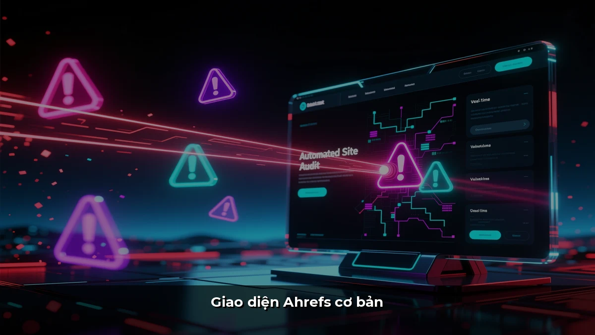 Giao diện Ahrefs cơ bản