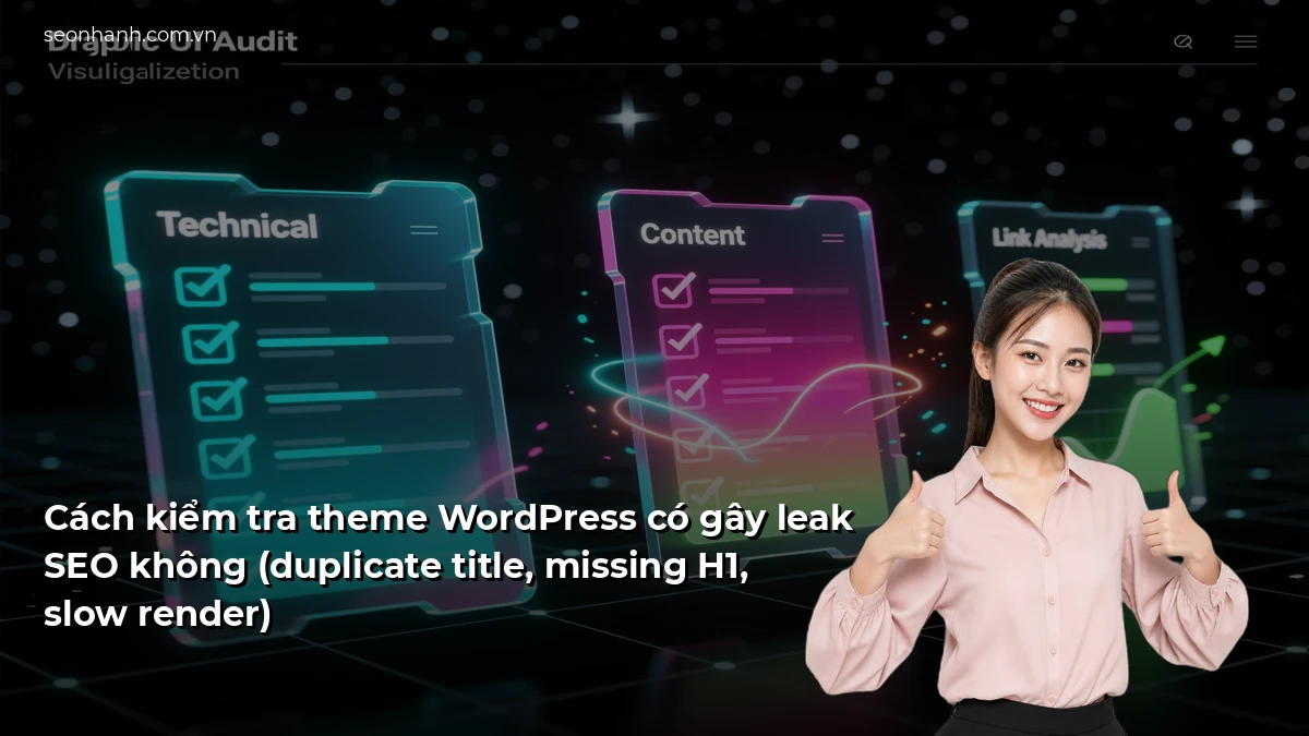 Cách kiểm tra theme WordPress có gây leak SEO không (duplicate title, missing H1, slow render)