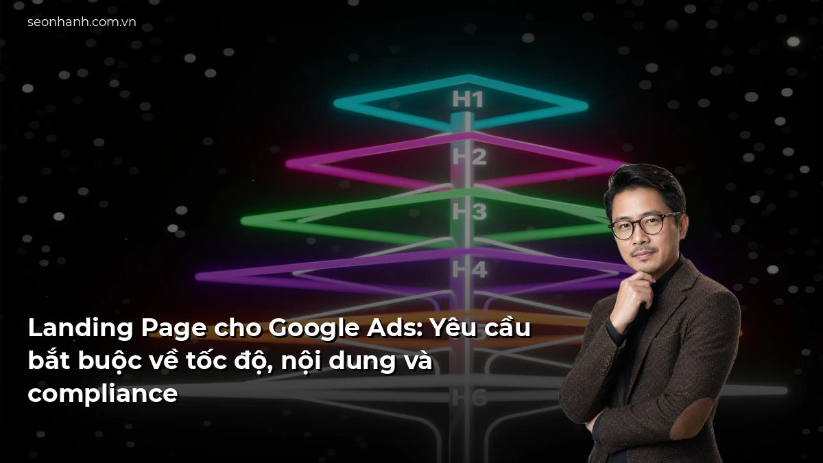 Landing Page cho Google Ads: Yêu cầu bắt buộc về tốc độ, nội dung và compliance