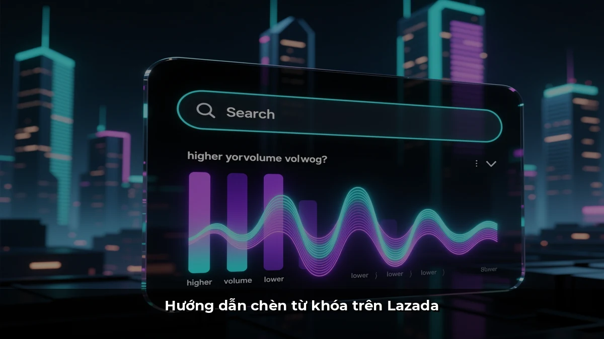 Hướng dẫn chèn từ khóa trên Lazada