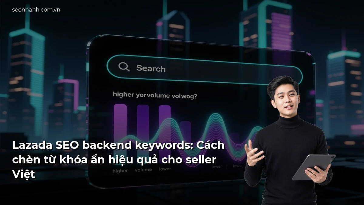 Lazada SEO backend keywords: Cách chèn từ khóa ẩn hiệu quả cho seller Việt