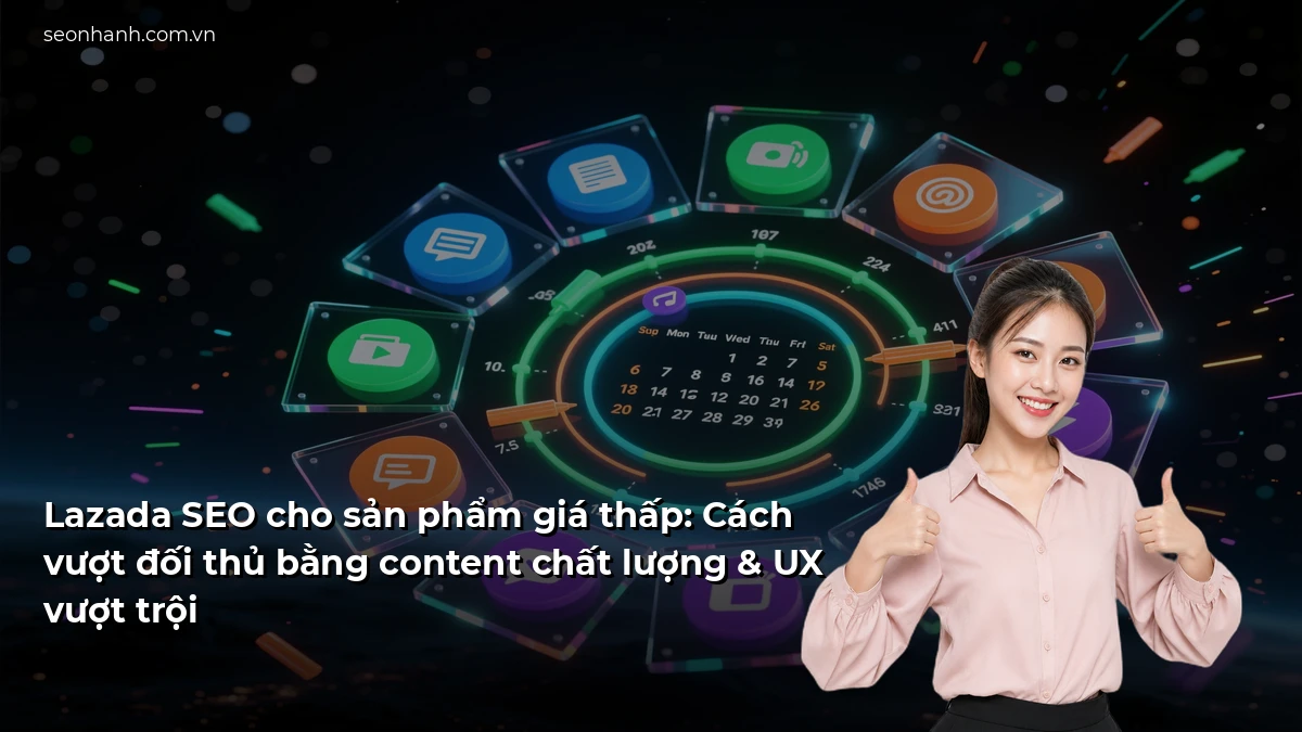 Lazada SEO cho sản phẩm giá thấp: Cách vượt đối thủ bằng content chất lượng & UX vượt trội