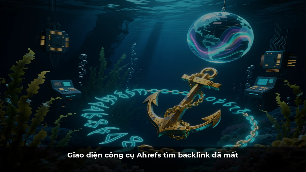 Giao diện công cụ Ahrefs tìm backlink đã mất