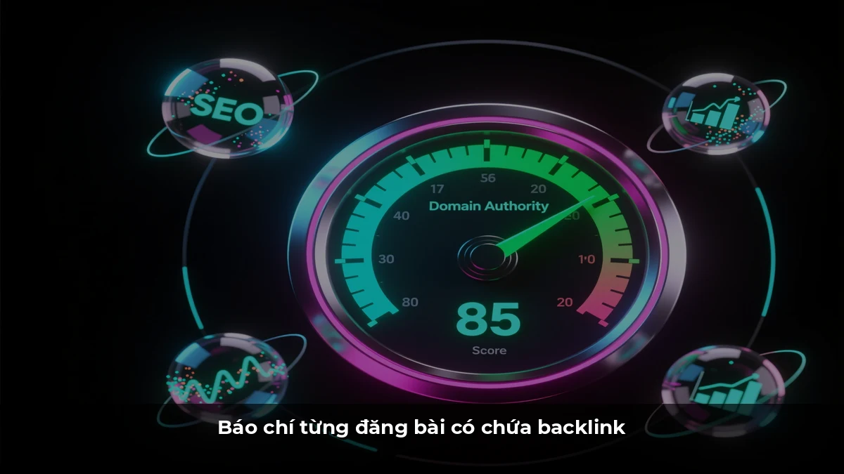 Báo chí từng đăng bài có chứa backlink