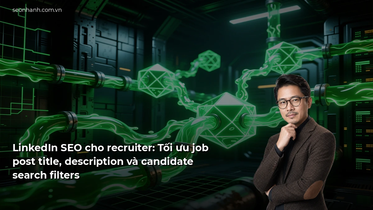 LinkedIn SEO cho recruiter: Tối ưu job post title, description và candidate search filters