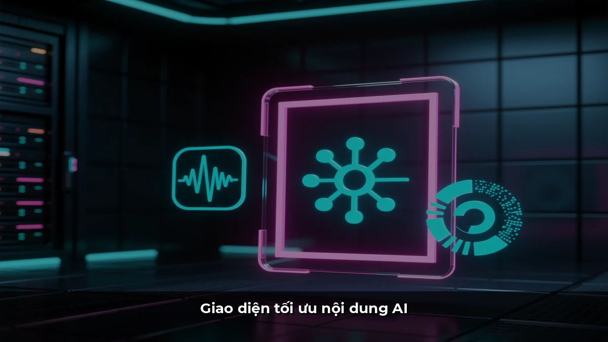Giao diện tối ưu nội dung AI