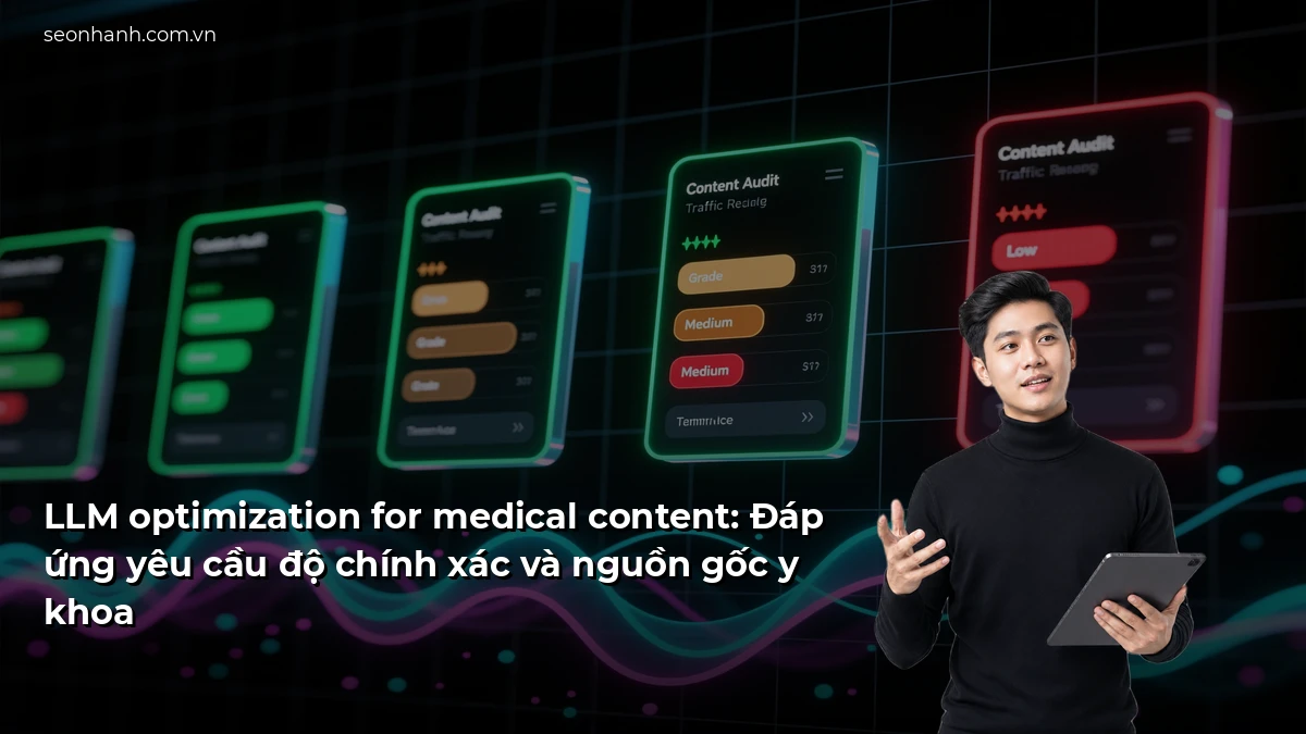 LLM optimization for medical content: Đáp ứng yêu cầu độ chính xác và nguồn gốc y khoa