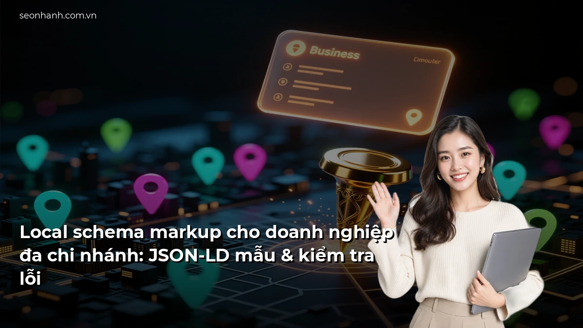 Local schema markup cho doanh nghiệp đa chi nhánh: JSON-LD mẫu & kiểm tra lỗi