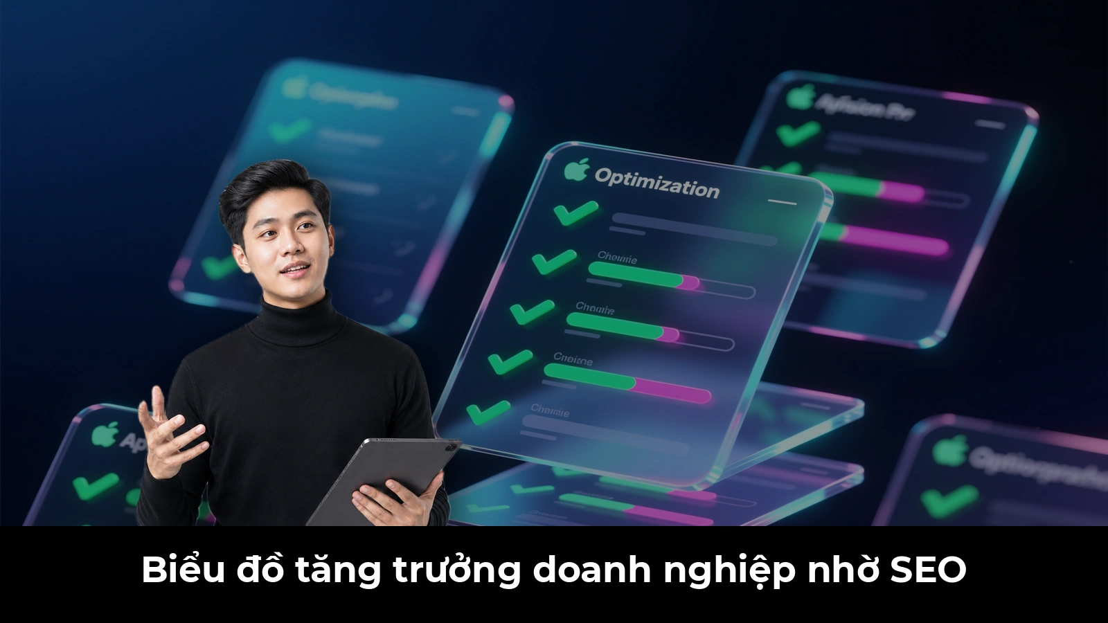 Biểu đồ tăng trưởng doanh nghiệp nhờ SEO