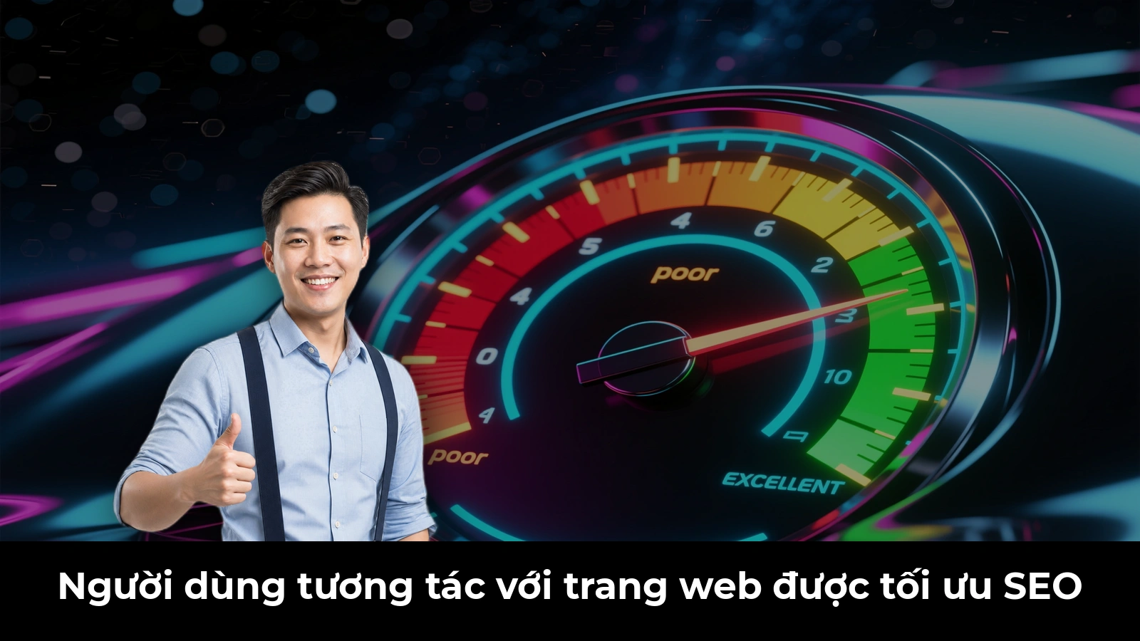 Người dùng tương tác với trang web được tối ưu SEO