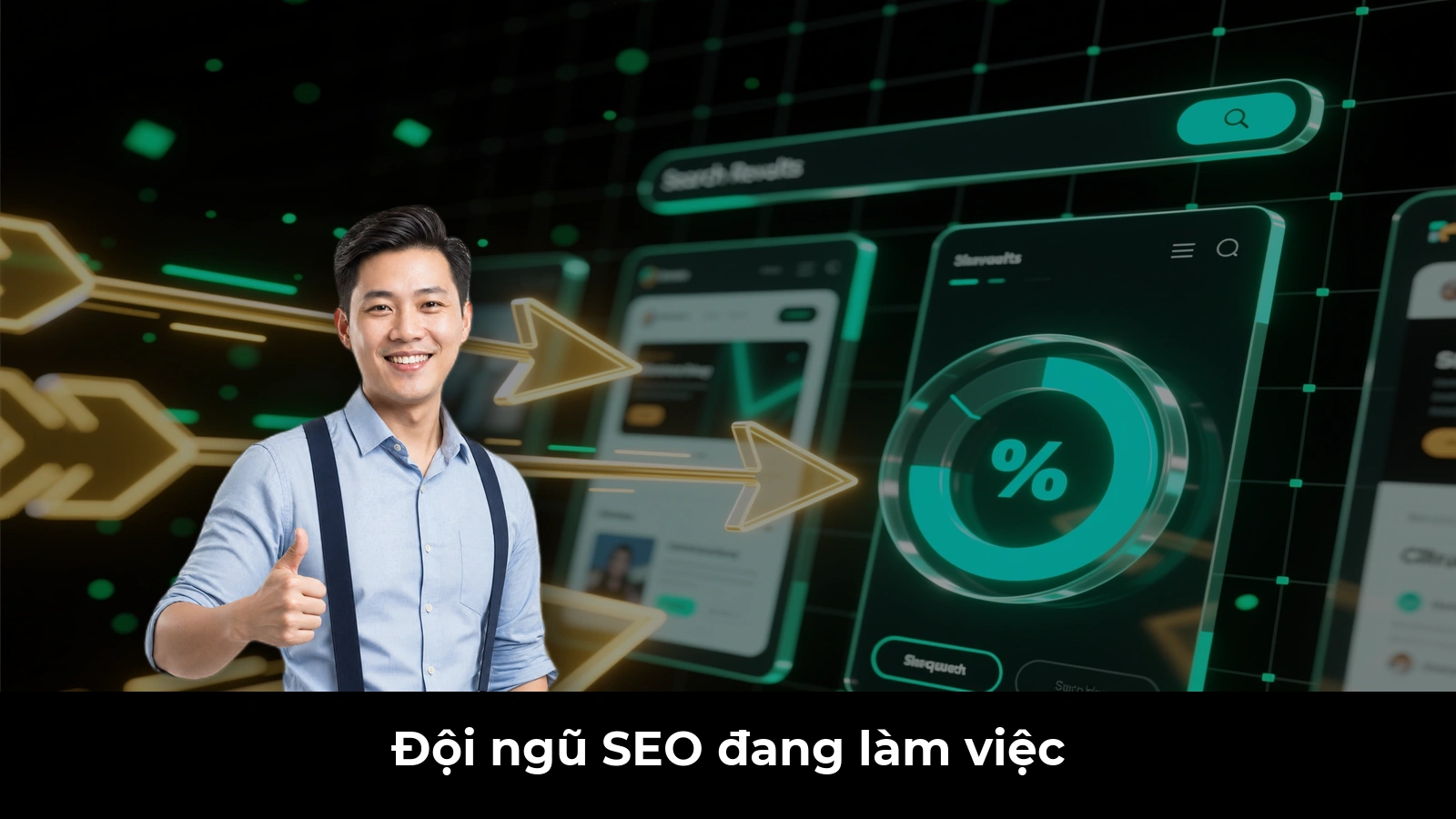 Đội ngũ SEO đang làm việc