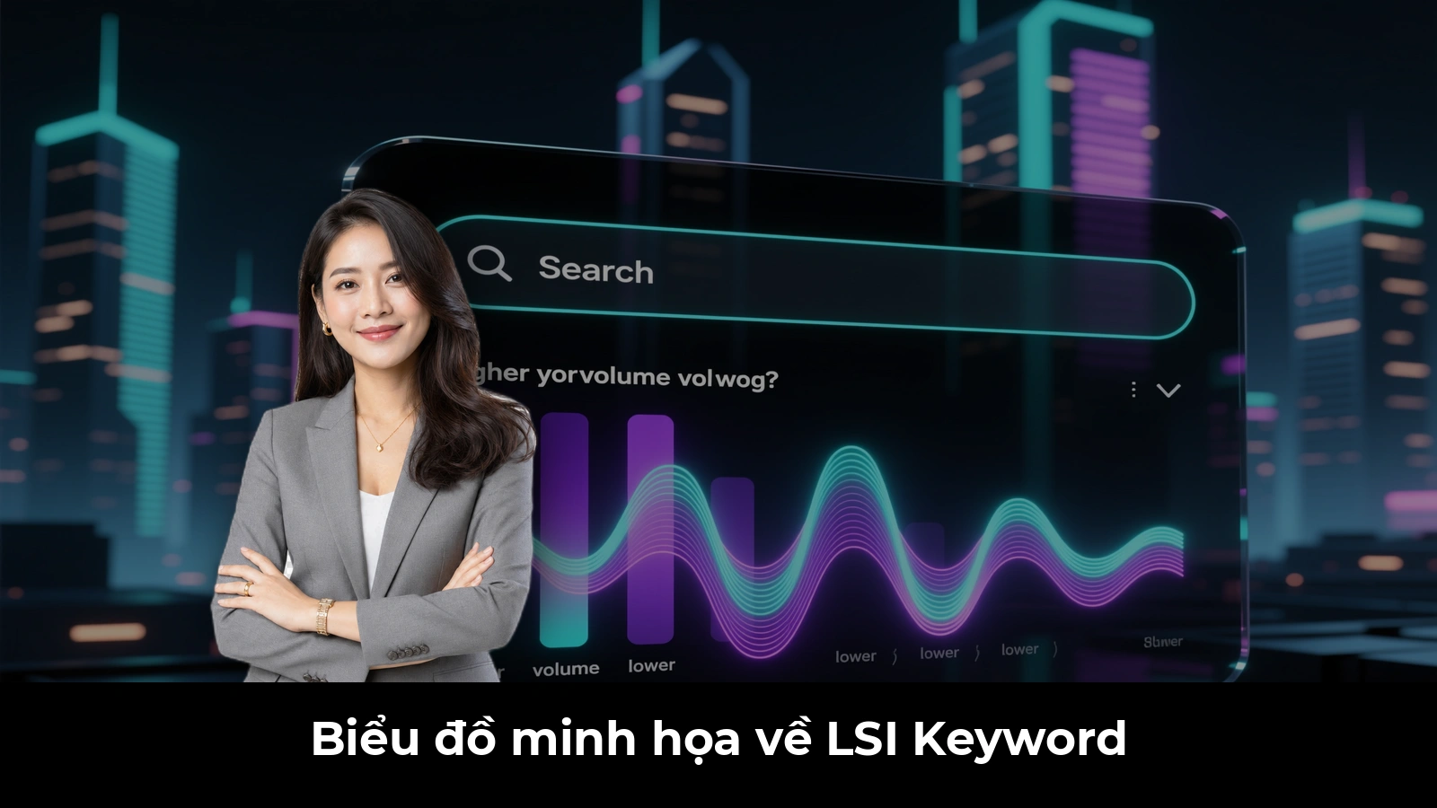 Biểu đồ minh họa về LSI Keyword