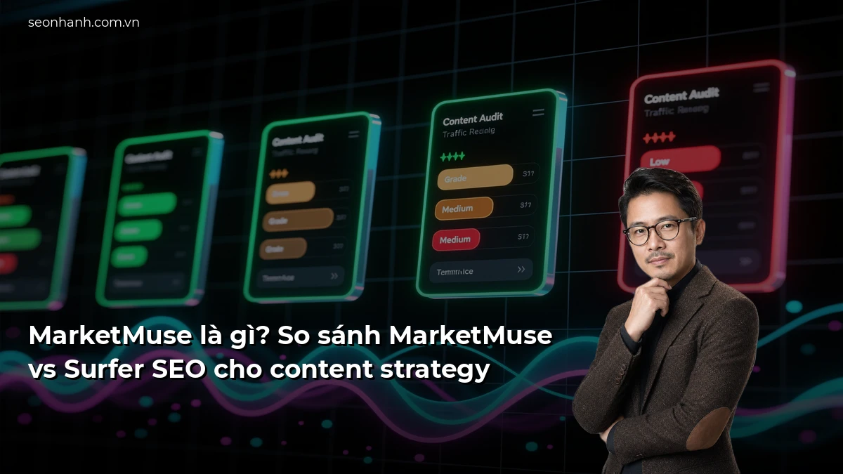 MarketMuse là gì? So sánh MarketMuse vs Surfer SEO cho content strategy