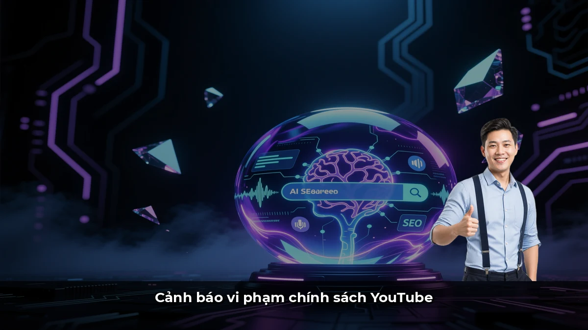 Cảnh báo vi phạm chính sách YouTube