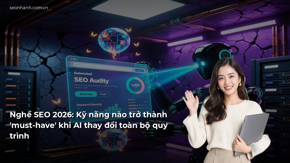 Nghề SEO 2026: Kỹ năng nào trở thành 'must-have' khi AI thay đổi toàn bộ quy trình