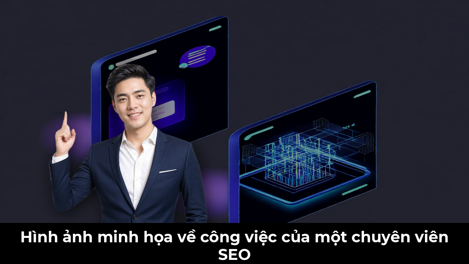 Hình ảnh minh họa về công việc của một chuyên viên SEO