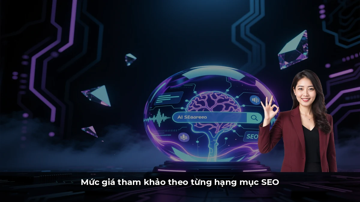 Mức giá tham khảo theo từng hạng mục SEO