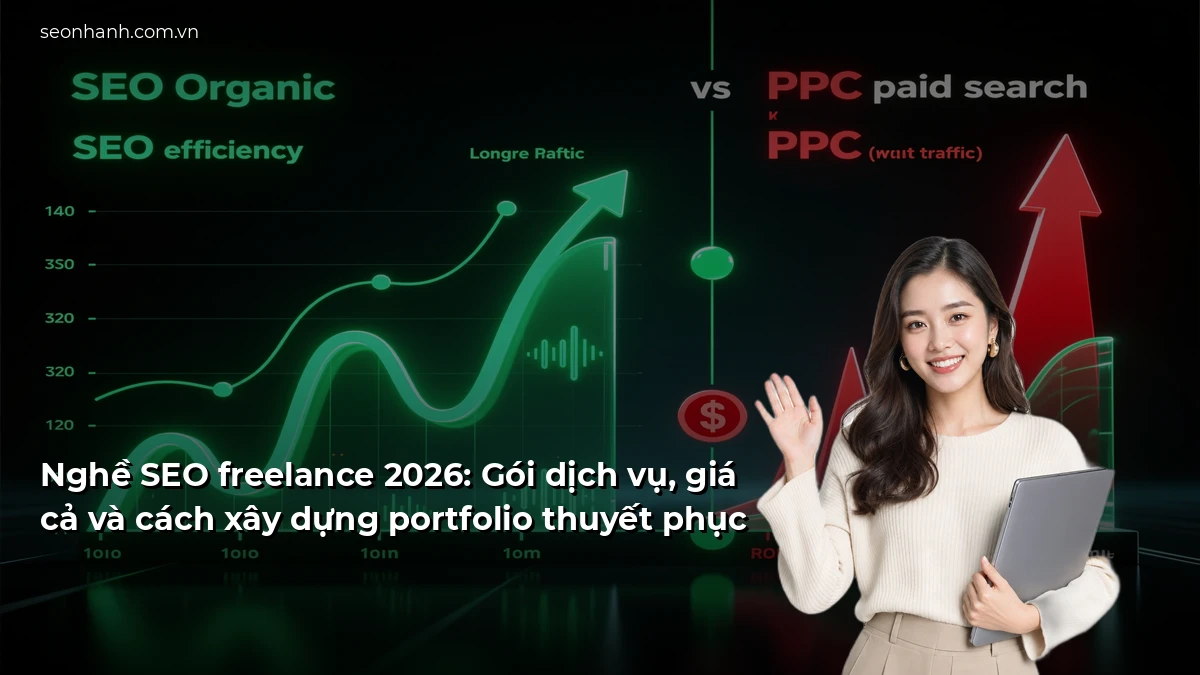 Nghề SEO freelance 2026: Gói dịch vụ, giá cả và cách xây dựng portfolio thuyết phục