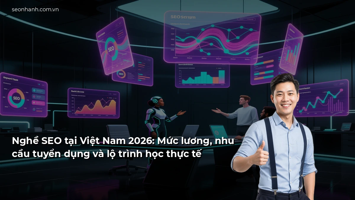 Nghề SEO tại Việt Nam 2026: Mức lương, nhu cầu tuyển dụng và lộ trình học thực tế