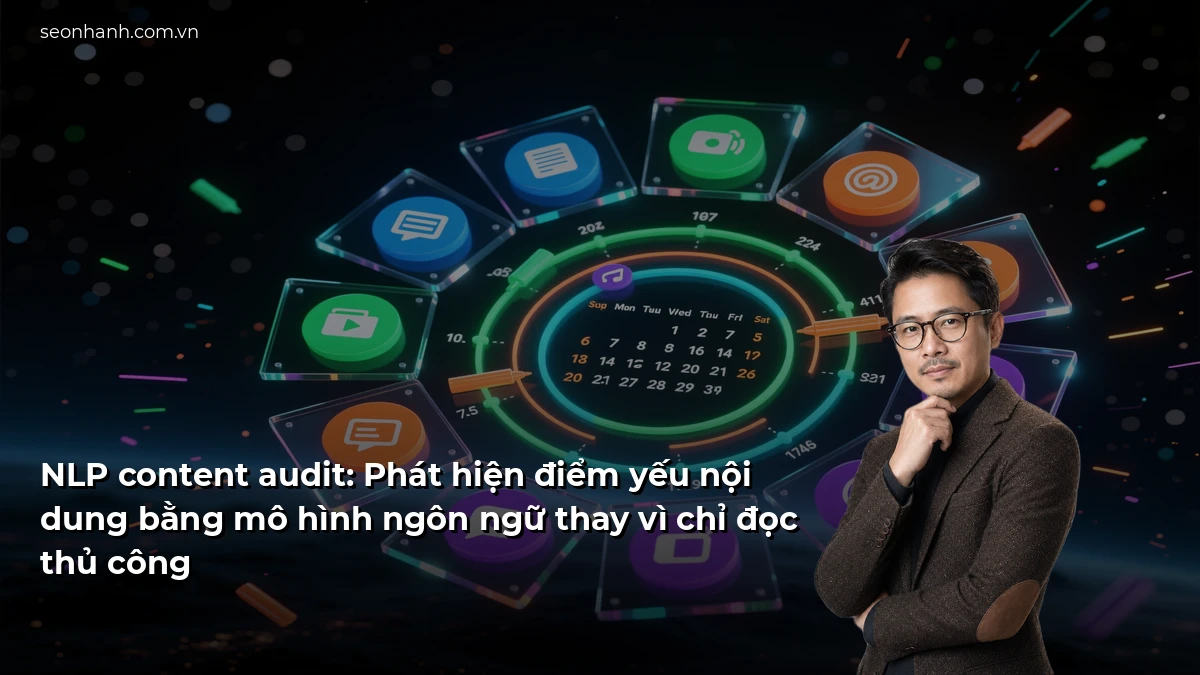 NLP content audit: Phát hiện điểm yếu nội dung bằng mô hình ngôn ngữ thay vì chỉ đọc thủ công