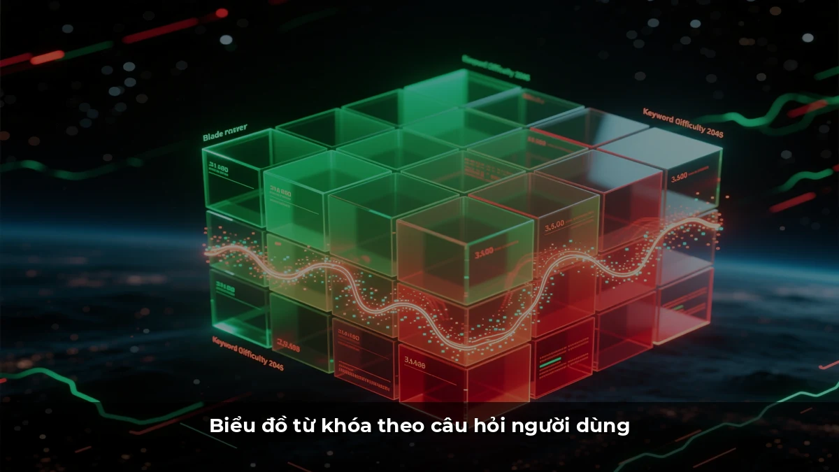Biểu đồ từ khóa theo câu hỏi người dùng