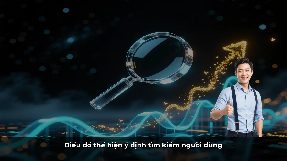 Biểu đồ thể hiện ý định tìm kiếm người dùng