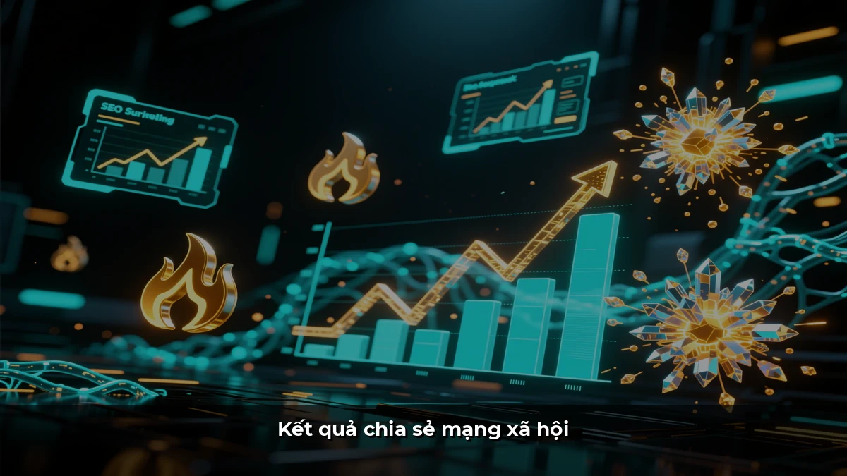 Kết quả chia sẻ mạng xã hội