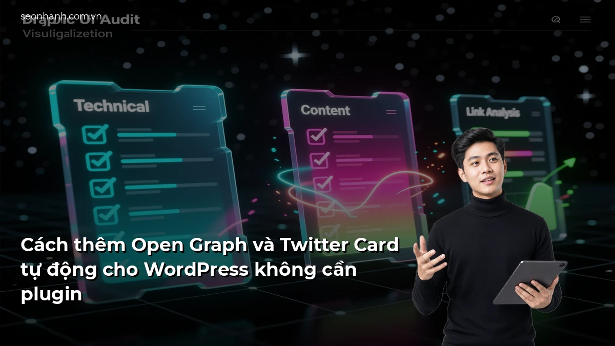 Cách thêm Open Graph và Twitter Card tự động cho WordPress không cần plugin