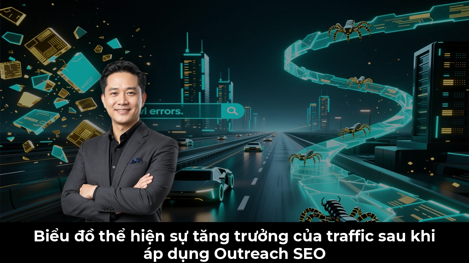 Biểu đồ thể hiện sự tăng trưởng của traffic sau khi áp dụng Outreach SEO