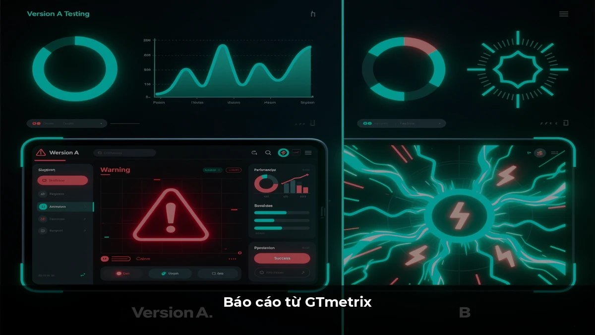 Báo cáo từ GTmetrix