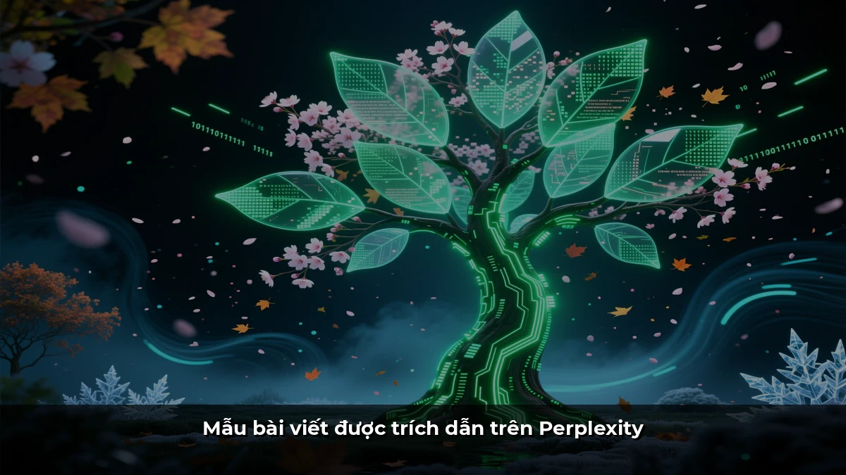 Mẫu bài viết được trích dẫn trên Perplexity