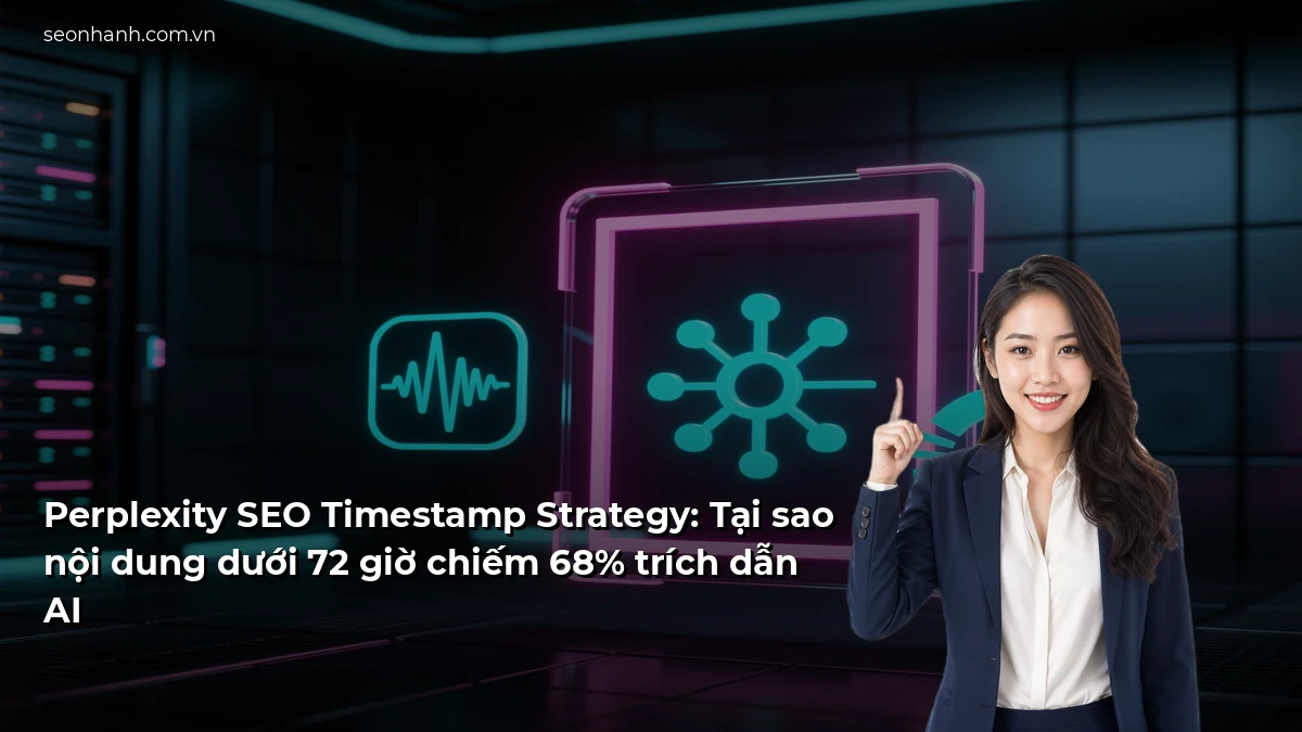Perplexity SEO Timestamp Strategy: Tại sao nội dung dưới 72 giờ chiếm 68% trích dẫn AI