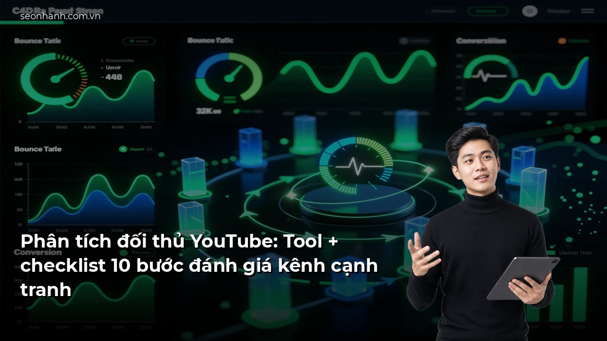Phân tích đối thủ YouTube: Tool + checklist 10 bước đánh giá kênh cạnh tranh