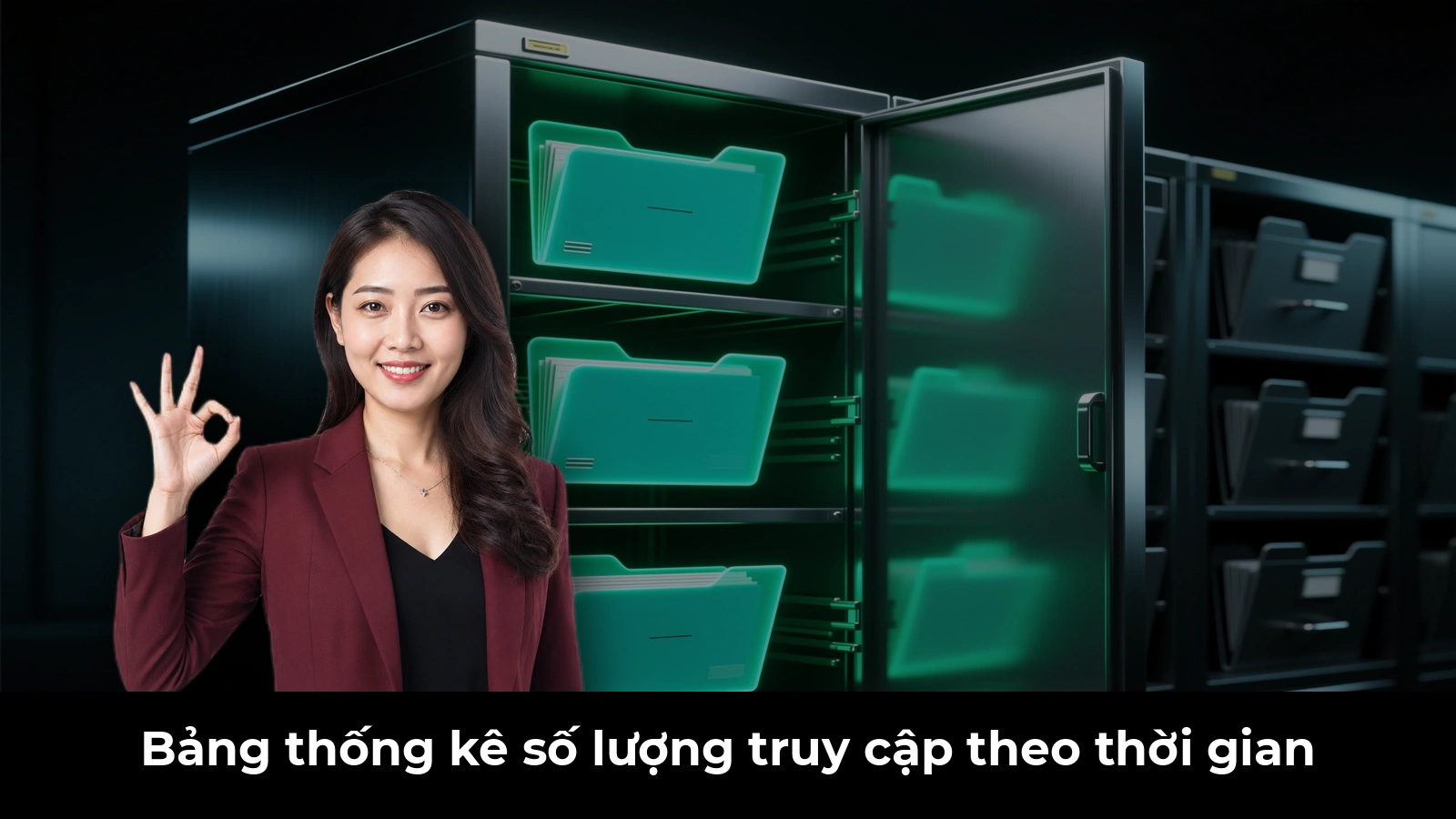 Bảng thống kê số lượng truy cập theo thời gian