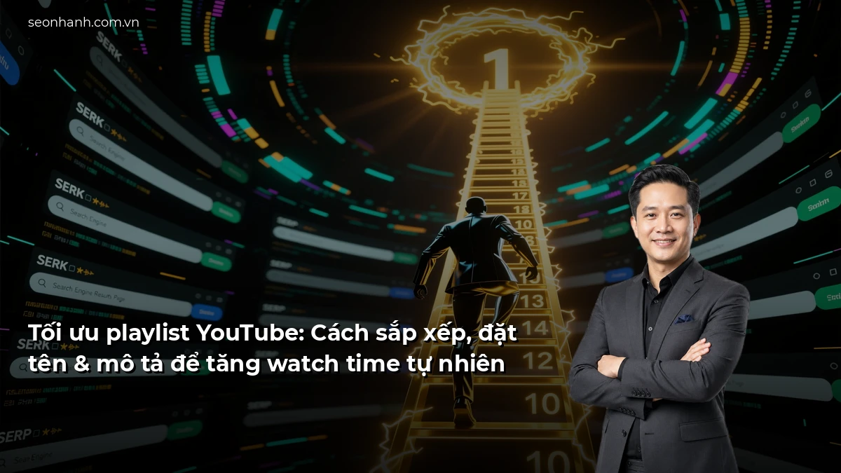 Tối ưu playlist YouTube: Cách sắp xếp, đặt tên & mô tả để tăng watch time tự nhiên