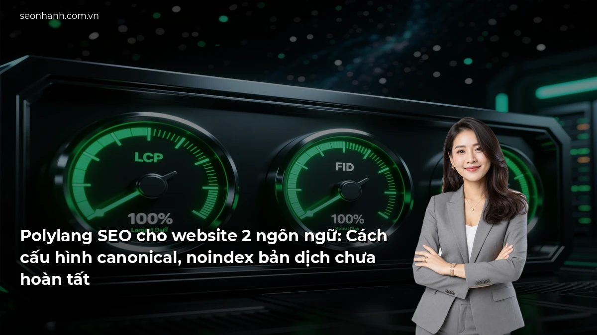 Polylang SEO cho website 2 ngôn ngữ: Cách cấu hình canonical, noindex bản dịch chưa hoàn tất