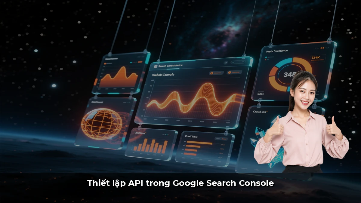 Thiết lập API trong Google Search Console