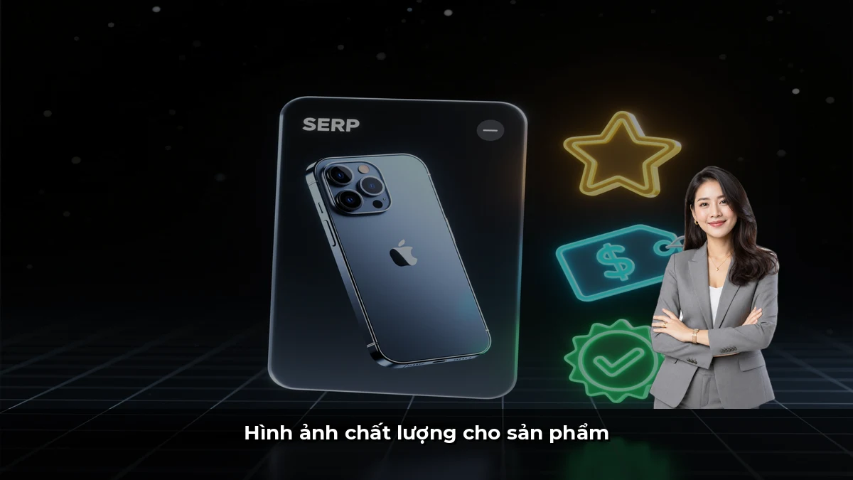 Hình ảnh chất lượng cho sản phẩm