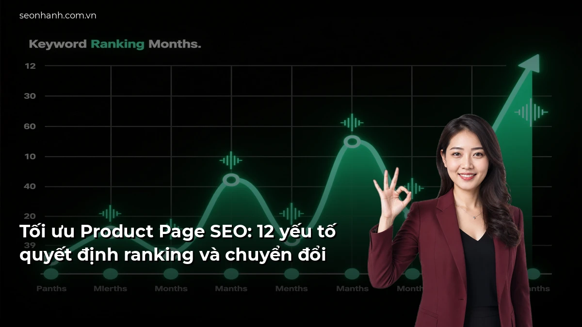 Tối ưu Product Page SEO: 12 yếu tố quyết định ranking và chuyển đổi