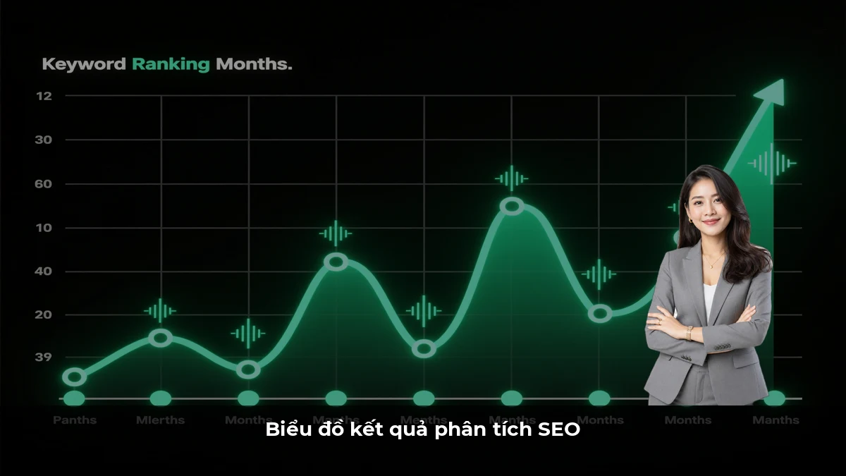 Biểu đồ kết quả phân tích SEO