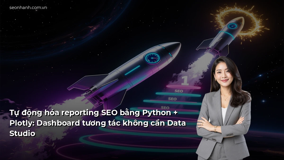 Tự động hóa reporting SEO bằng Python + Plotly: Dashboard tương tác không cần Data Studio