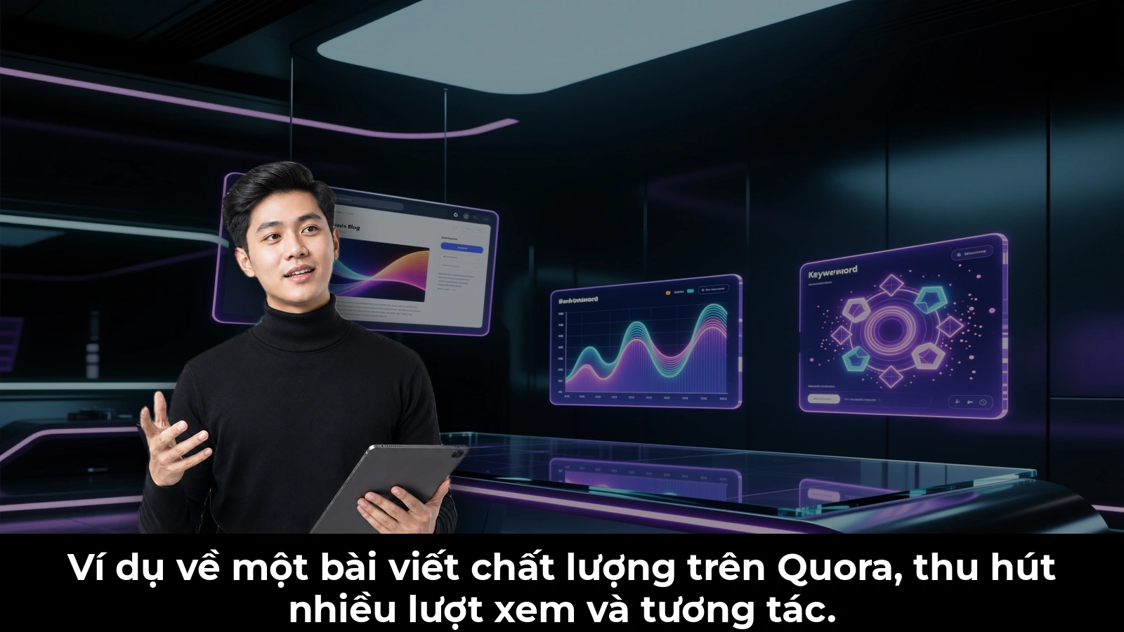 Ví dụ về một bài viết chất lượng trên Quora, thu hút nhiều lượt xem và tương tác.