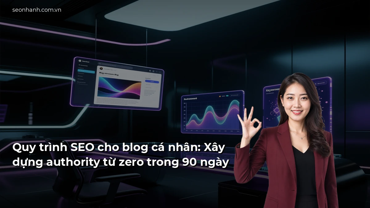 Quy trình SEO cho blog cá nhân: Xây dựng authority từ zero trong 90 ngày