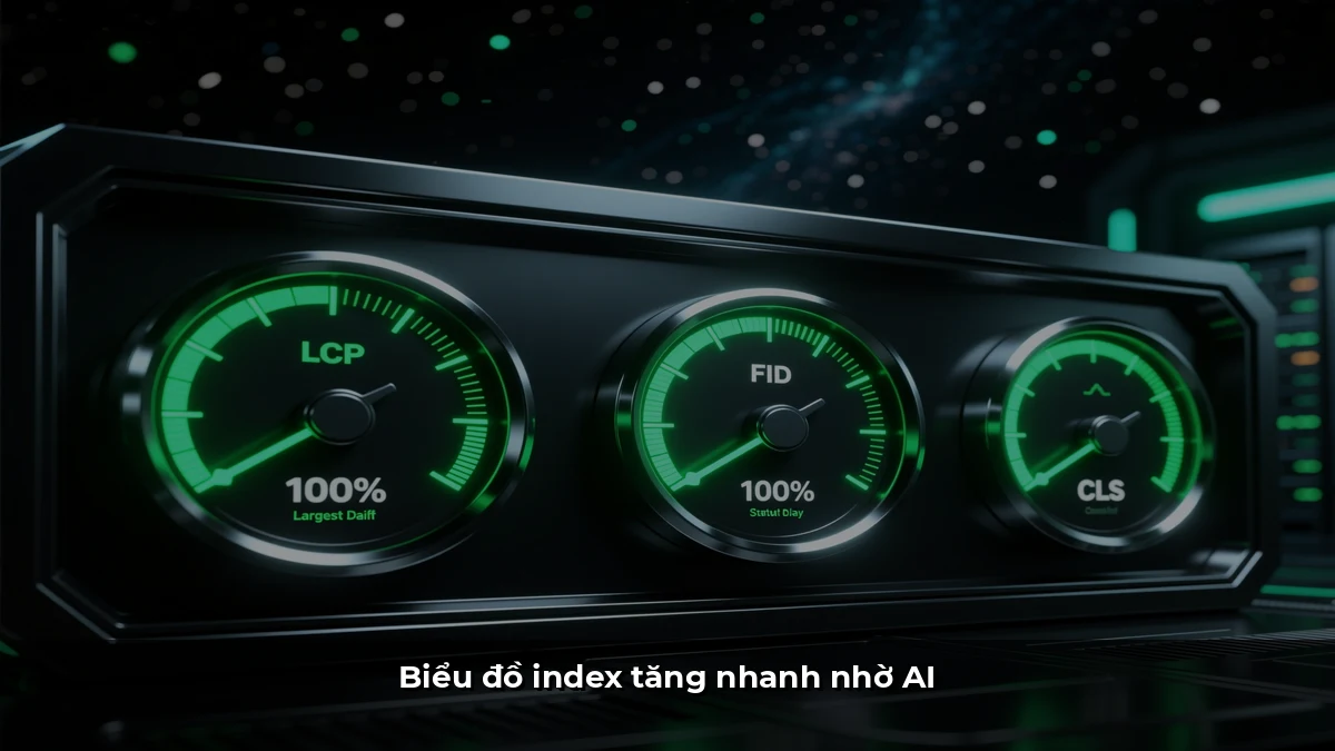 Biểu đồ index tăng nhanh nhờ AI